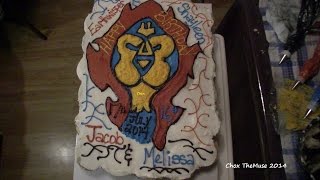 World of Warcraft Cake! Horde &amp; Alliance Crest. Chox Decorates Cakes 21