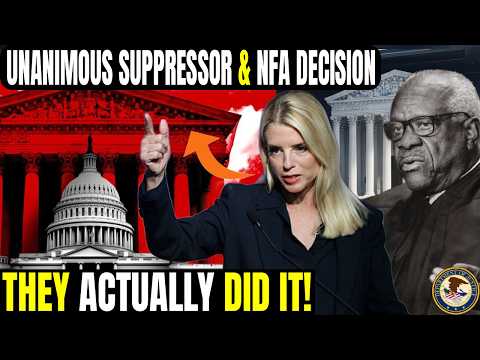 Gun Owners Stunned as Unanimous Suppressor & NFA Decision Drops After DOJ U-Turn