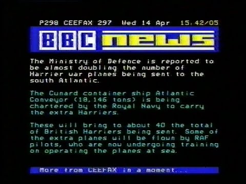 BBC Two Continuity Wednesday 14th April 1982