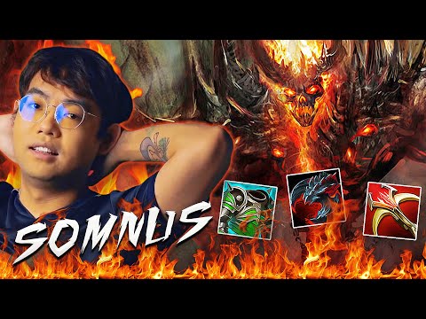 SOMNUS Bring All The Destruction in The World With His SHADOW FIEND | Physical Item Build Gameplay