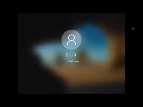 Windows 10 kiosk device with Edge Chromium full screen