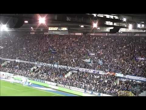 RC Strasbourg - Olympique Lyonnais : (1) After Goal 1 - 0 M.Sanson Tribune Nord/Ouest 2022/2023 L1