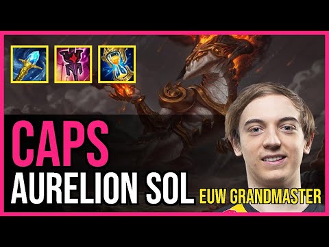 Caps - AURELION SOL vs. SYNDRA Mid | EUW Grandmaster