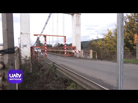 Vecinos urgen por reparación de emblemático puente en Carahue: Acusan perjuicios económicos