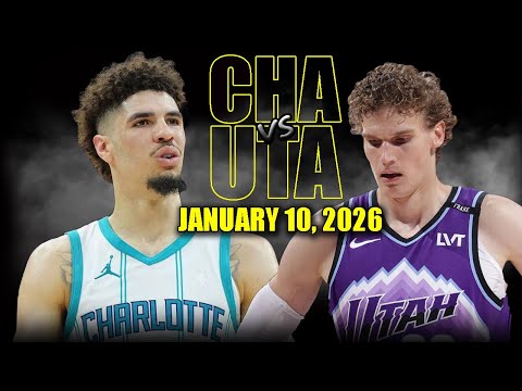Charlotte Hornets vs Utah Jazz Full Game Highlights – January 10, 2026 | NBA Season