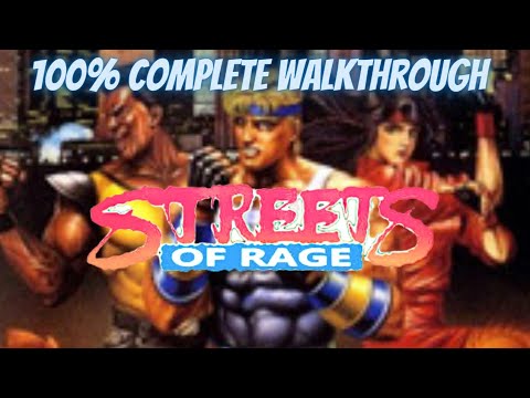 Streets of Rage Remake - 100% complete Walkthrough - Bomber Game Release 5.0