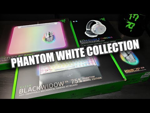 UNBOXING - RAZER PHANTOM WHITE COLLECTION