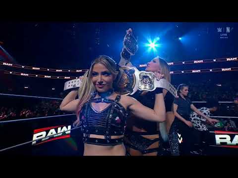 WWE RAW CHARLOTTE FLAIR & ALEXA BLISS VS THE KABUKI WARRIORS 11/10/25