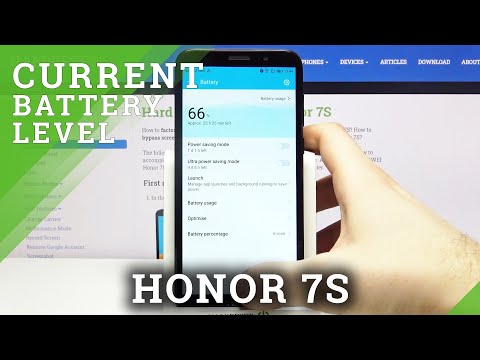 How to Enable Battery Percentage in HONOR 7S – Check Battery Level