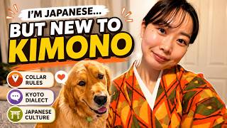 Getting Dressed in Kimono While Talking About Japanese Culture