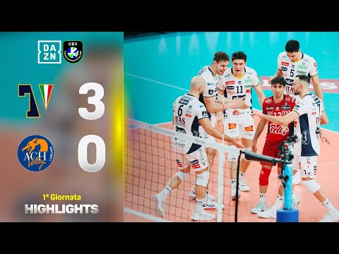 MICHIELETTO SHOW: Itas Trentino-ACH Volley Ljubljana 3-0 | CEV | DAZN Highlights