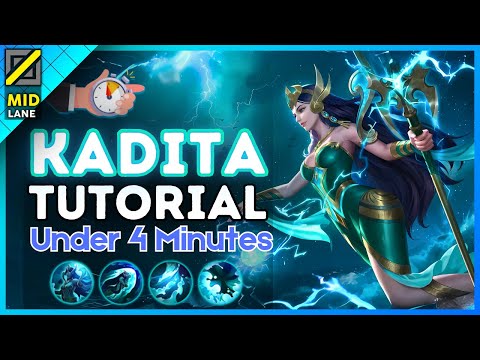 4-Minute Kadita Tutorial in Mid Lane || (MLBB S35) 2024