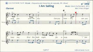 I Am Sailing (Gavin Sutherland) - Clarinet