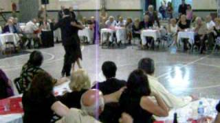 Natacha Poberaj dances a tango al Sunderland