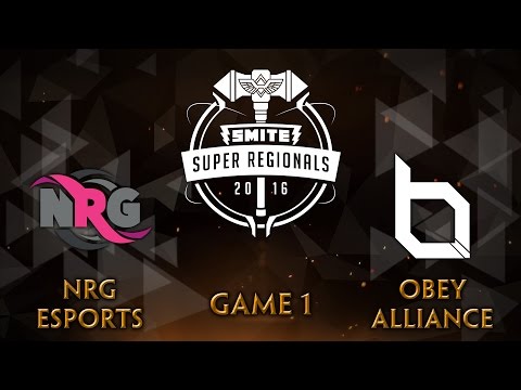 SMITE Super Regionals EU Finals - NRG Esports vs. Obey Alliance (Game 1)