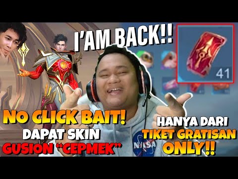 I'AM BACK - DAPATIN SKIN GUSION CEPMEK DENGAN 41 TIKET SAJA! GOKIL ABIS INI CARANYA!!!
