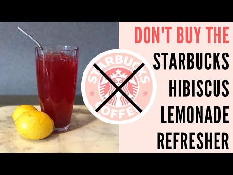 Starbucks Very Berry Hibiscus Tea Lemonade Refresher | Copycat Recipe