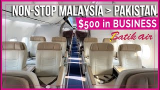 Business Class Direct Flight Malaysia to Pakistan | Kuala Lumpur to Karachi or Lahore on Batik Air