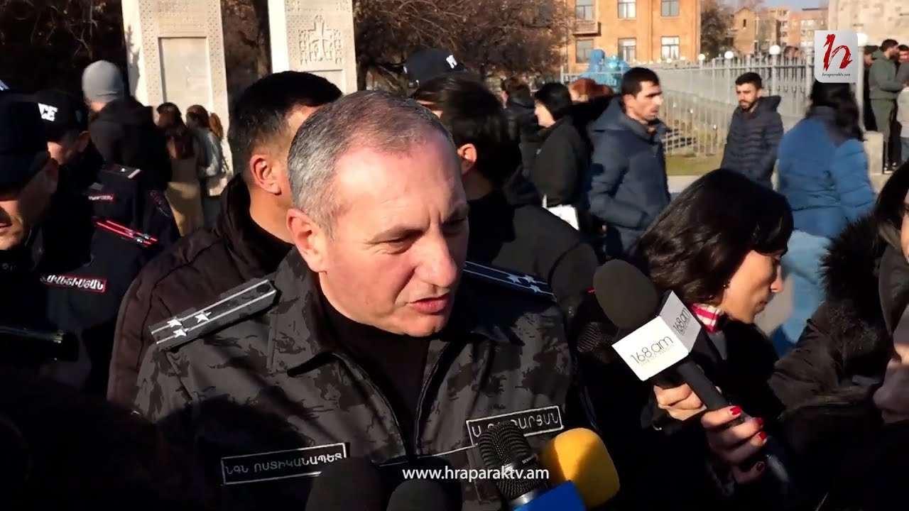 Հայերեն եմ ասում, հասարակական կարգ ենք պահպանում. Ոստիկանապետ