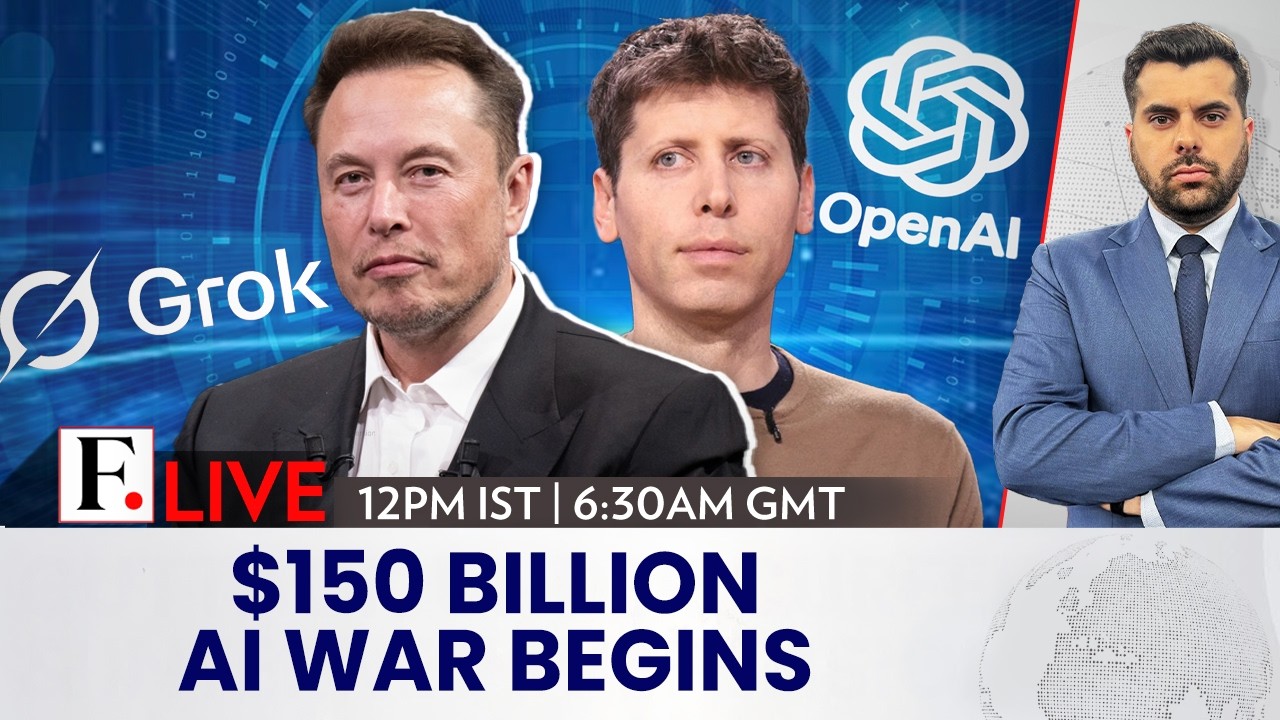 Elon Musk Calls Sam Altman 'Scam' as AI Court Battle Begins | Firstpost Live | N18G