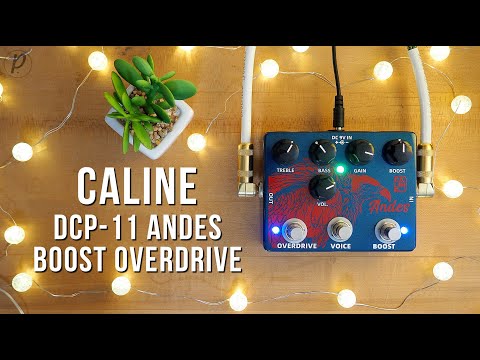 Caline DCP-11 Andes Boost & Overdrive Pedal Dual Effect Pedal,price include the import duty for US buyer image 7