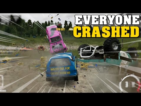 Everyone Crashed On The Same Corner...