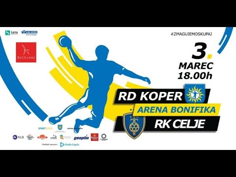 18.KROG - 1.A DRL - MOŠKI (2023/24): RD KOPER : RK CELJE PIVOVARNA LAŠKO [PRENOS]