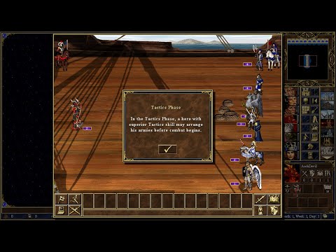 Heroes 3 HotA Battle | Devils & Arch Devils Vs. All Castle Units