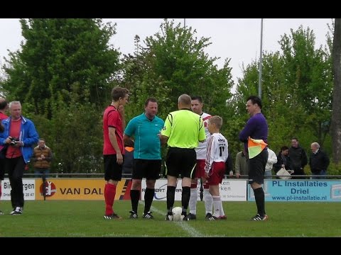 introductie doelpunt voor Driel tegen VDZ