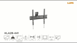 Super Economy Full-motion TV Wall Mount | KLA28-441 | LUMI