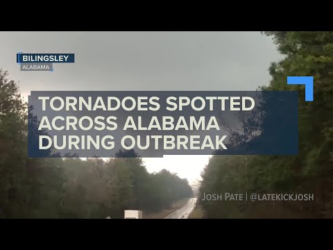 WATCH: Tornado sightings across Alabama