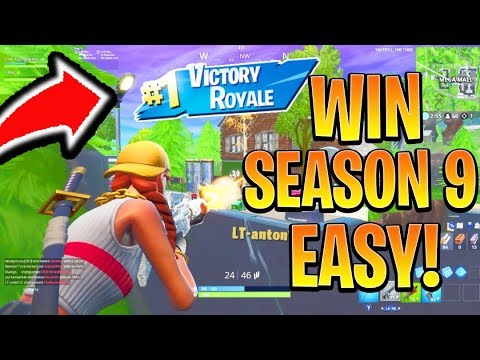 My First Win In Season 9 Fortnite Battle Royale Fresty Video - how to win first game in season 9 fortnite season 9 best tips and tricks fortnite battle royale