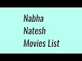 Nabha Natesh Movies List