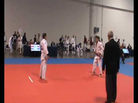 Glaucio Bernardes(BRA) x Jay Foster(USA) Mundial Judo Atlanta 2009 Luta 1