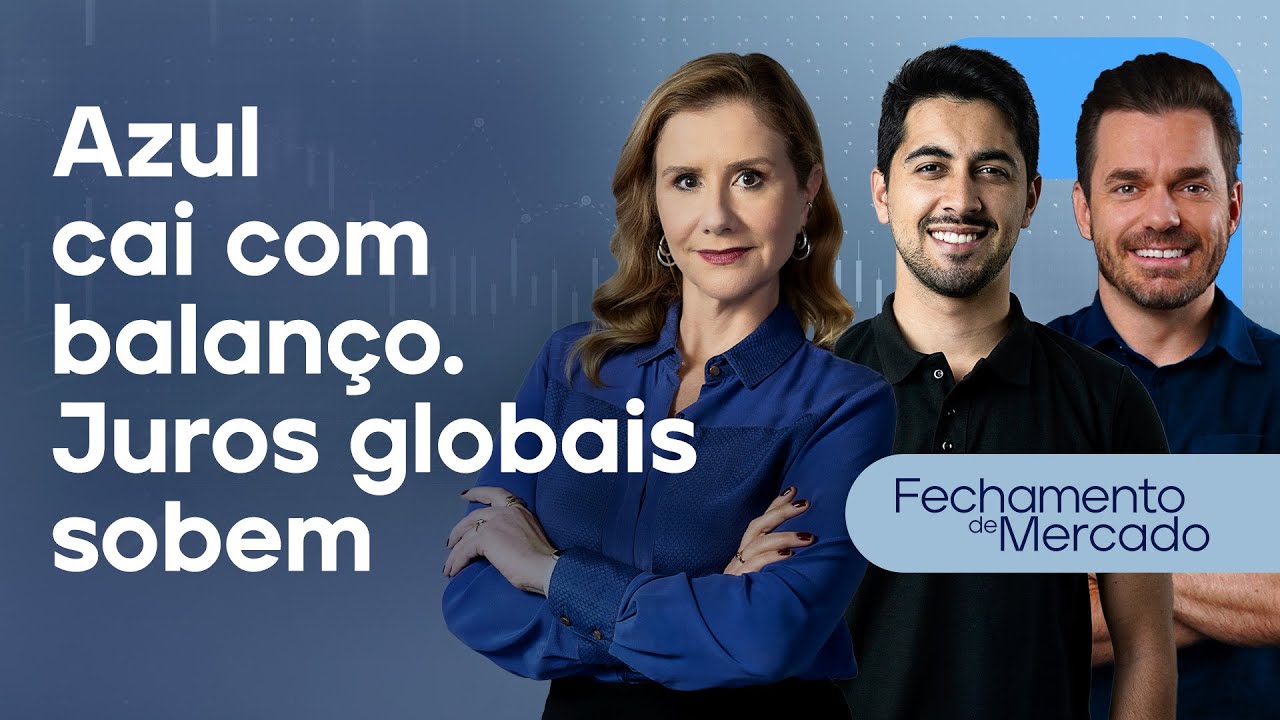 🔴 14/05/25 - JUROS GLOBAIS SOBEM | AZUL CAI COM BALANÇO  | Fechamento de Mercado