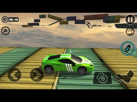 Impossible Car Tracks 3D #12 - Green Sport Car LV12 Game Android iOS Gameplay