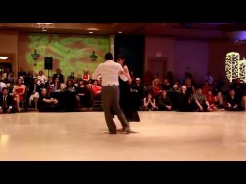  Jay Abling  and  Patricia Becker  are  dancing  to  the  tango  "  Sentimiento Gaucho  "  by  Francisco Lomuto  at  Tucson Tango Festival  in  2015