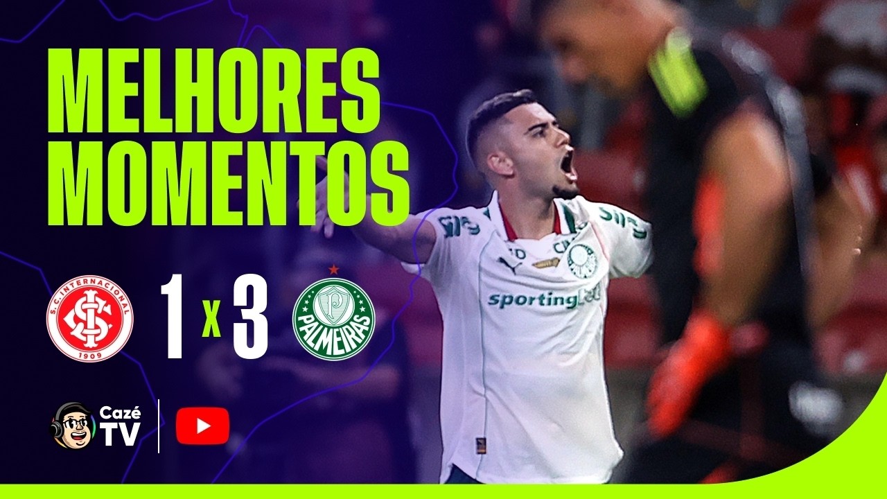 MELHORES MOMENTOS: INTERNACIONAL 1 X 3 PALMEIRAS | BRASILEIRÃO 2026 | 3ª RODADA
