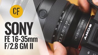 Video thumbnail for Sony FE 16-35mm f/2.8 GM II lens review by Christopher Frost
