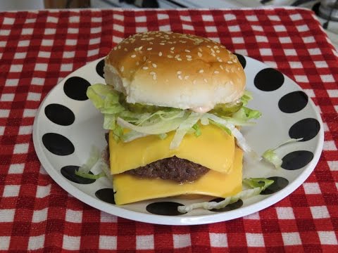 How to Make a Big Mac Style Hamburger in the Toaster...