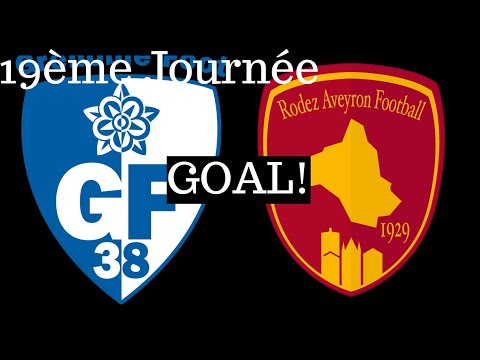 Grenoble - Rodez AF [1-(1)] (Goal 50') by Ugo Bonnet