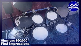 Video thumbnail for Simmons SD2000 First Impressions by 65 Drums
