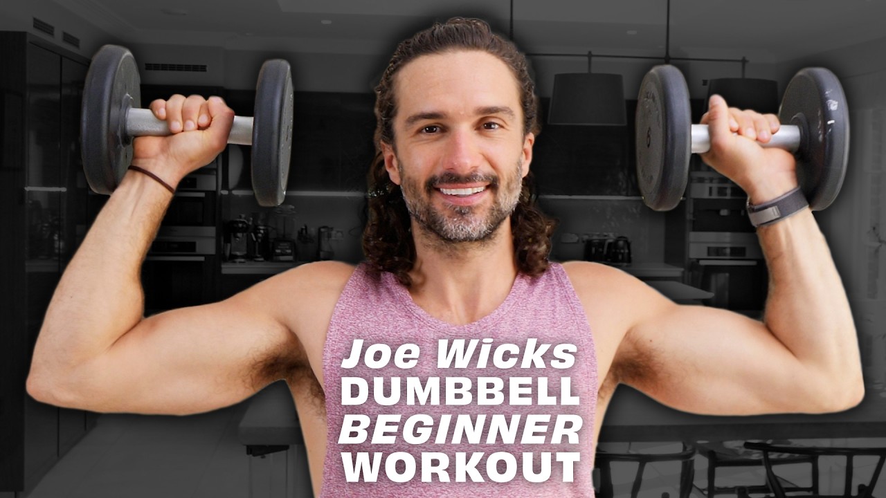 DUMBBELL BEGINNER WORKOUT 15 Minute Full Body Strength