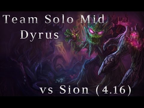 TSM Dyrus Maokai TOP vs karthus in Korea Season 4 (4.16) League of Legends SoloQ