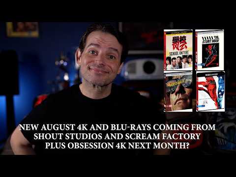 NEW August 4K and Blu-rays Coming From Shout Studios and Scream Factory Plus Obsession 4K