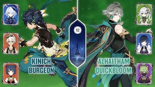 Download Lagu C0 Kinich Burgeon u0026 C0 Alhaitham Quickbloom | 5.0 Spiral Abyss | Genshin Impact 5.0 Thumbnail