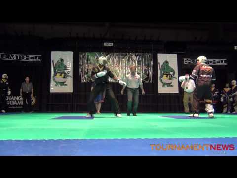 Team Paul Mitchell vs Team Full Circle Men's Team Fighting Round 2 at Gator Nationals 2012