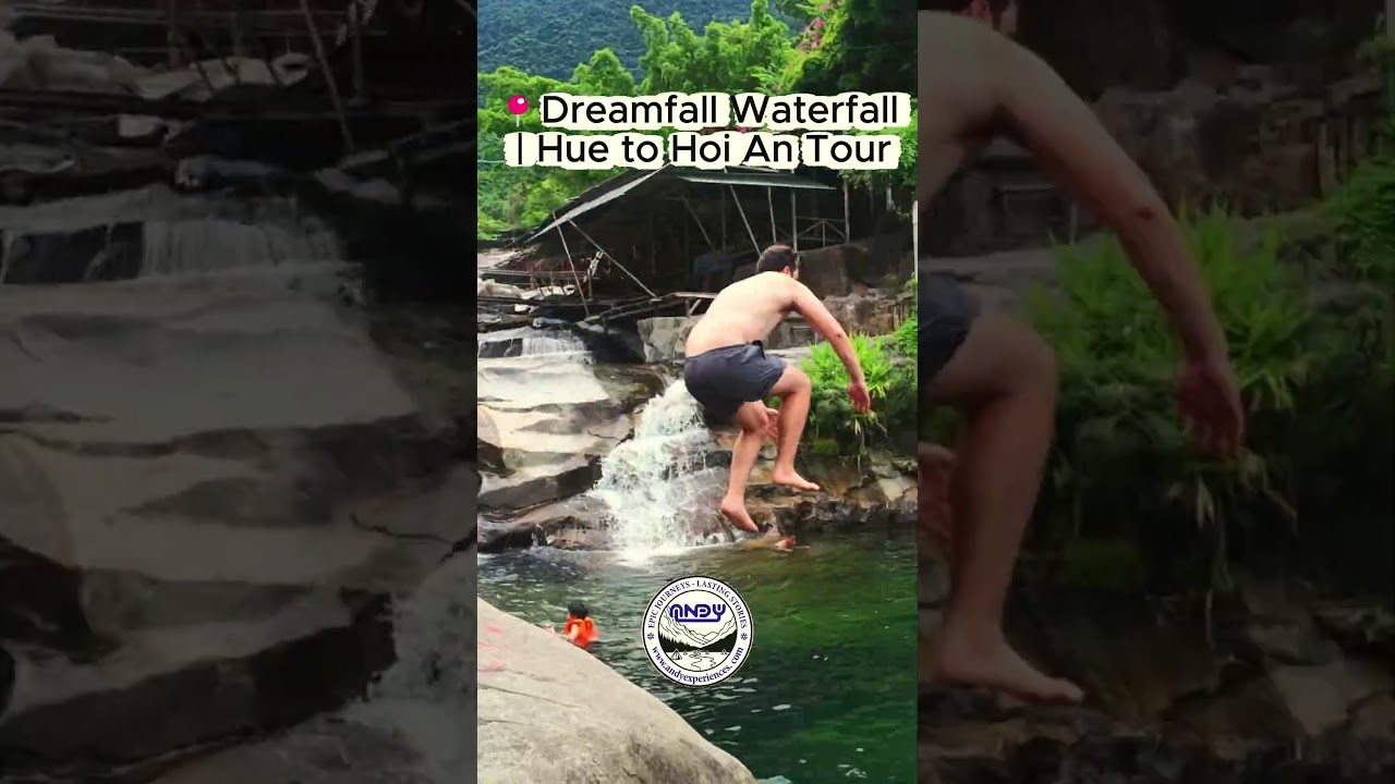 The secret waterfall hidden on the Hai Van Pass!