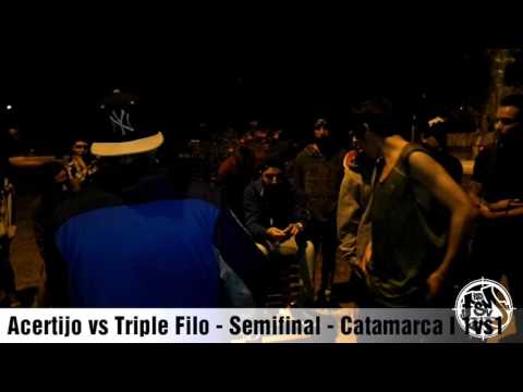 Acertijo vs Triple Filo - Semifinal - Batallas Catamarca I 1vs1 2017