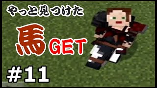 【初心者・マイクラ】馬手に入れました。